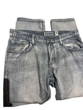 INC International Concepts Men's Grey Wash Straight Leg Jeans Size 36x30